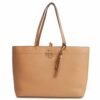 Tory Burch McGraw Leather Tote, Dk Tiramisu