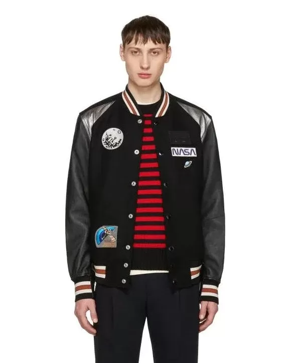 Coach 1941 Nasa Patch Varsity Jacket