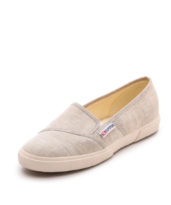 SUPERGA Beige Cotu Slip On Sneakers