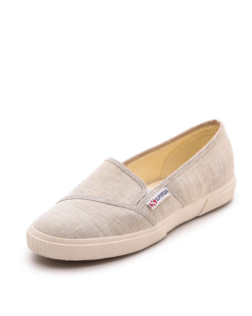 SUPERGA Beige Cotu Slip On Sneakers