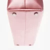 Alexander Wang Heiress Satin Pouch With Crystal Logo, Pink