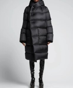 Rick Owens Hooded Long Puffer Coat