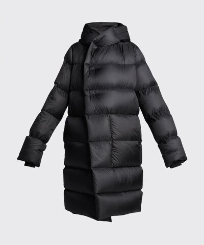 Rick Owens Hooded Long Puffer Coat