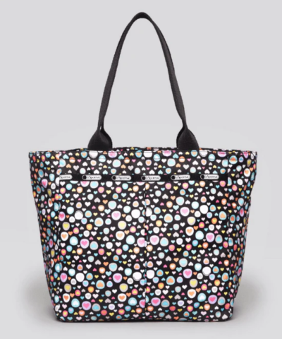 LeSportsac Black Tote Everygirl Printed