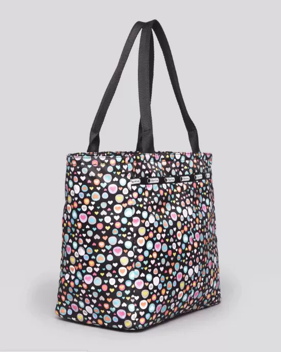 LeSportsac. Black Tote Everygirl Printed-LESPORTSAC-Fashionbarn shop