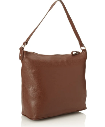 Tommy Hilfiger Beige Th Monogram Leather Bucket Bag-TOMMY HILFIGER-Fashionbarn shop