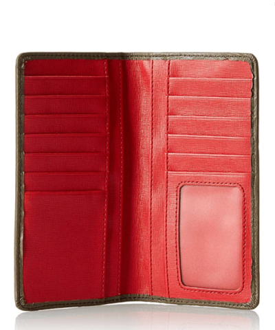 Fossil Sydney Leather Tab Clutch Purse, Mushroom - Fashionbarn shop - 5