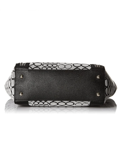 Nine West Track-Tion Action Tote Black White - Fashionbarn shop - 4