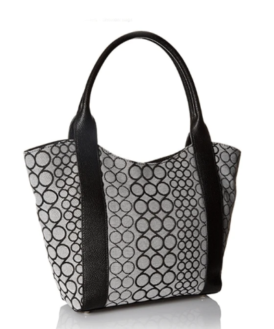 Nine West Track-Tion Action Tote Black White - Fashionbarn shop - 2