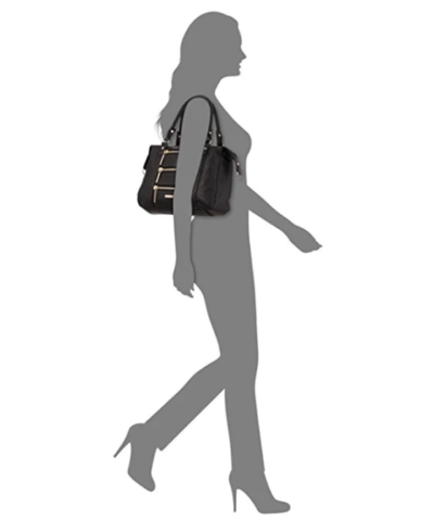 Rampage Triple Zip Satchel Gunmetal - Fashionbarn shop - 2