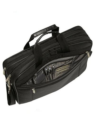  Samsonite Classic Two Gusset Toploader Laptop Briefcase  Apps   Save