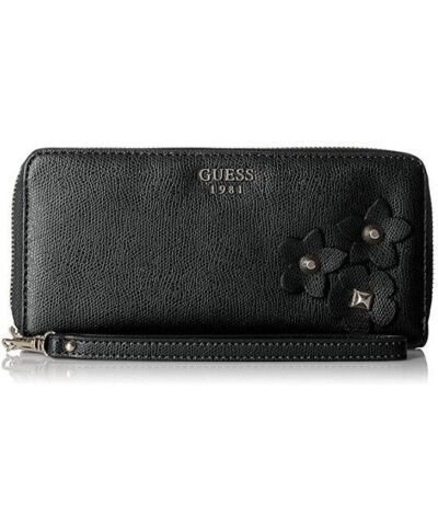 GUESS Liya Slim Clutch Wallet Black
