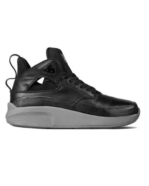Article Number Nº 1115-0135 in black Men's Mid-cut Sneakers Shoes