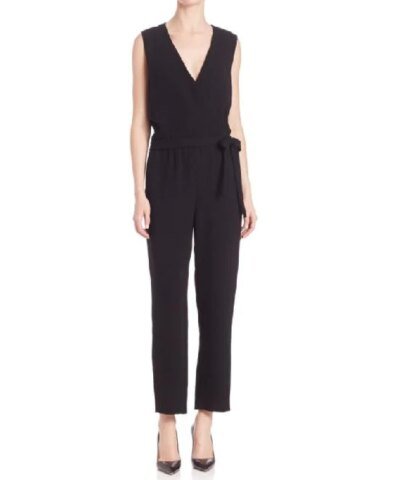 Theory Women's  Alvmie Admiral Crepe Jumpsuit