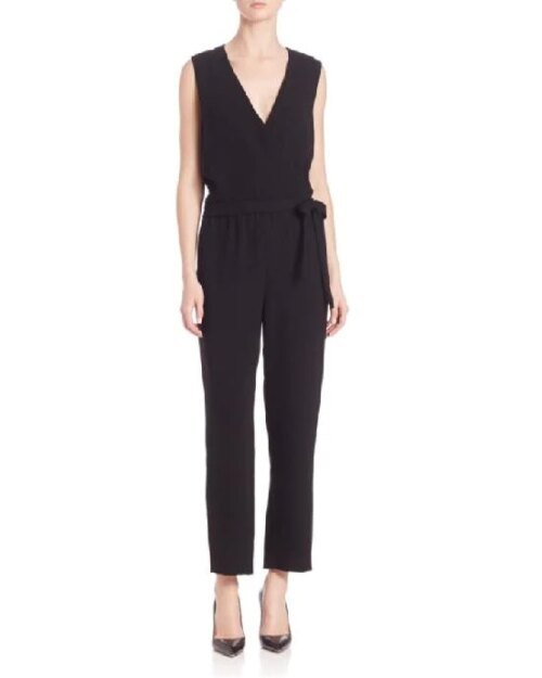 Theory Women's  Alvmie Admiral Crepe Jumpsuit
