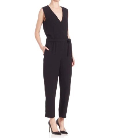 Theory Women's  Alvmie Admiral Crepe Jumpsuit