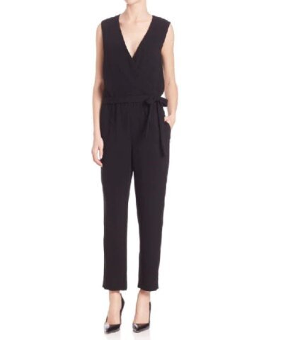 Theory Women's  Alvmie Admiral Crepe Jumpsuit
