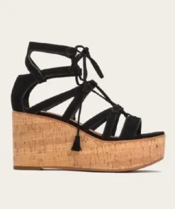 Frye Heather Gladiator Wedge Sandals
