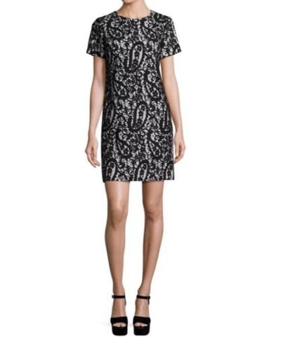 Michael Michael Koes Mod Short-Sleeve Lace-Overlay T-Shirt Dress