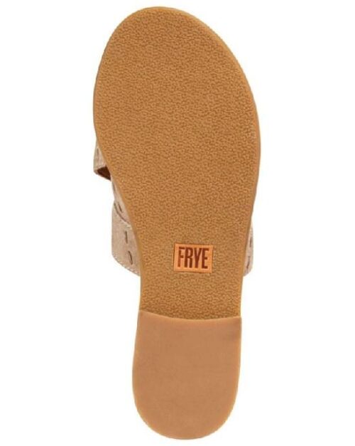 Frye Carla Criss Cross Open Toe Casual Slide Sandals