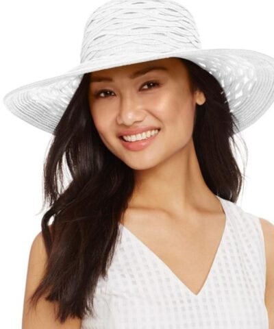 Nine West Women's Sheer Floppy Hat
