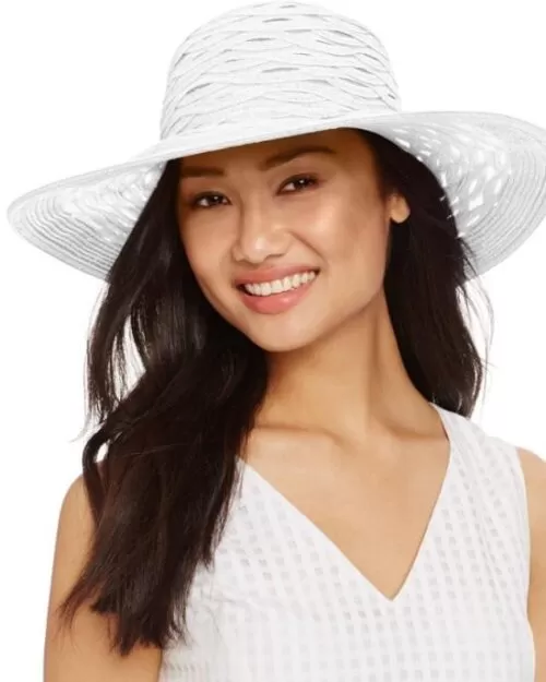 Nine West Women's Sheer Floppy Hat