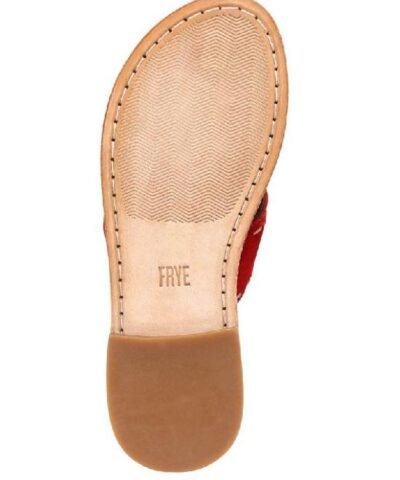 Frye Women's Avery Pickstitch Crisscross Slide Sandals