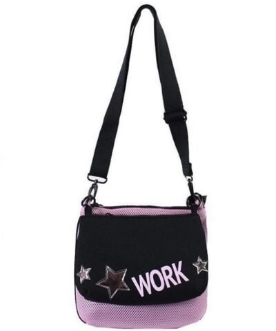 Ideology Pink Black 2-In-1 Graphic Crossbody Bacg