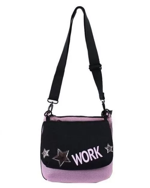 Ideology Pink Black 2-In-1 Graphic Crossbody Bacg