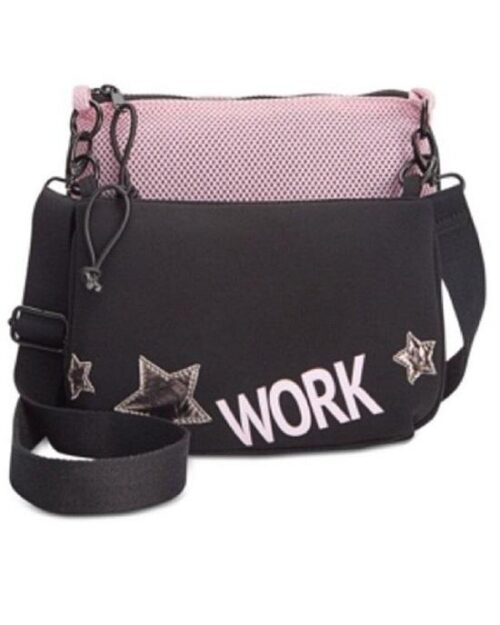 Ideology Pink Black 2-In-1 Graphic Crossbody Bacg