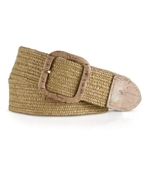 Lauren Ralph Lauren Belt - Stretch Straw Safari