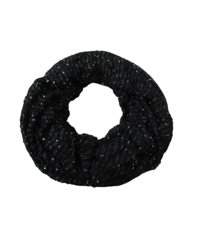 Cejon Women's Metallic Ruched Infinity Scarf