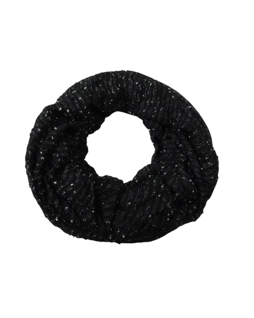 Cejon Women's Metallic Ruched Infinity Scarf