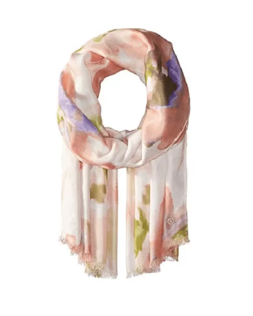 Calvin Klein Womens Placed Floral Pashminia