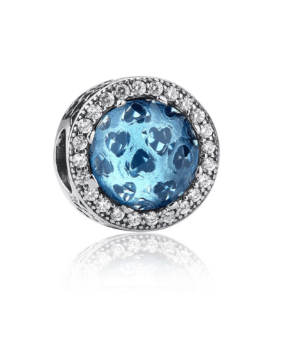 Steffe Sterling Silver & Color Radiant Hearts Charms