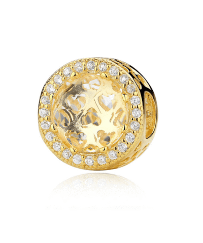 Steffe Sterling Silver & Color Radiant Hearts Charms