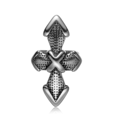 Steffe Men's Stainless Steel Fish Hook Station Bracelet