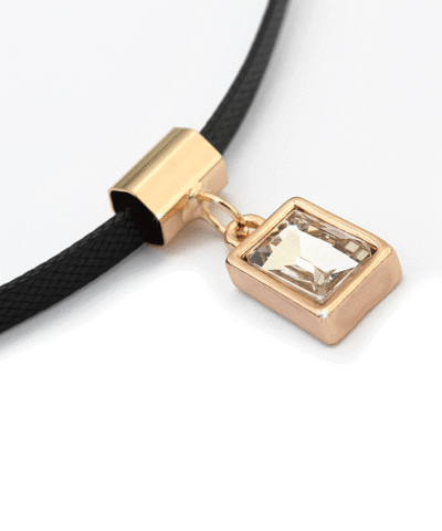 Steffe Double chains Y Choker Necklace