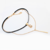 Steffe Double chains Y Choker Necklace