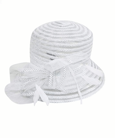 Fine Millinery by August Hat Co Adjustable Jasmine Glitter Cloche Hat