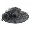 Fine Millinery by August Hat Co Jasmine Feather Accented Downbrim