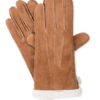 Isotoner Signature Women's Moccasin Stitch Suede Gloves