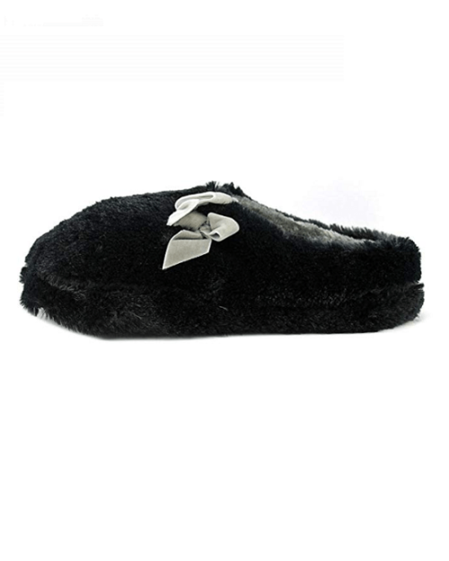 Inc International Concepts Women's Plush Bow Clog Slipper