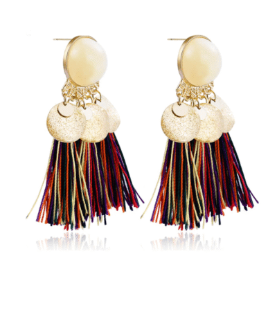 Steffe Women's Dupio Tassel Clip Earring
