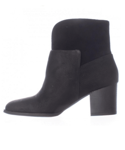 Nine West Dale Pull On Ankle Boots, Black/Black