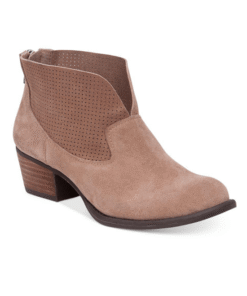 Jessica Simpson Womens Dacia Leather Closed Toe Ankle