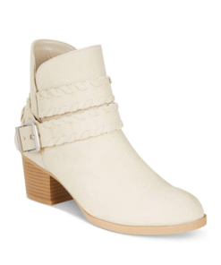 Style & Co. Women's Natural Dyanaa Wraparound-strap Booties