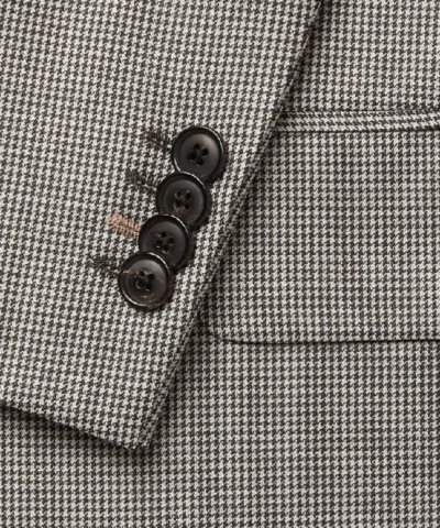 Ermenegildo Zegna Men's Gray houndstooth Two-Piece Suit