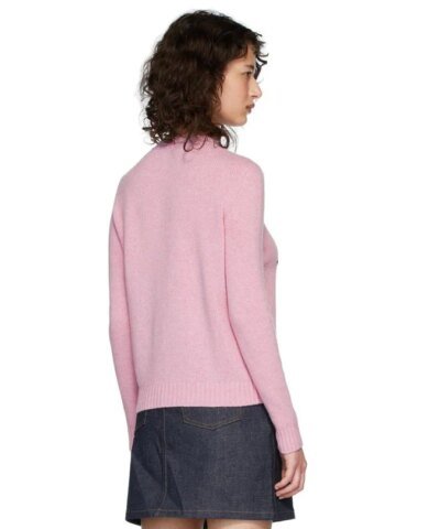 Miu Miu Pink Disney Edition Wool Bambi Sweater