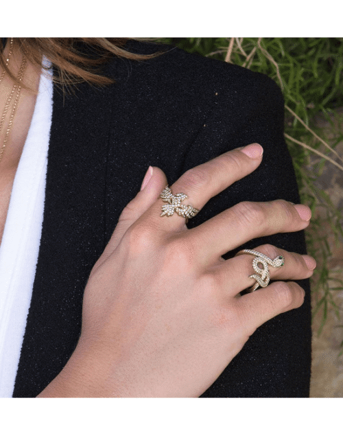 APM MONACO SERPENTINE STATEMENT RING